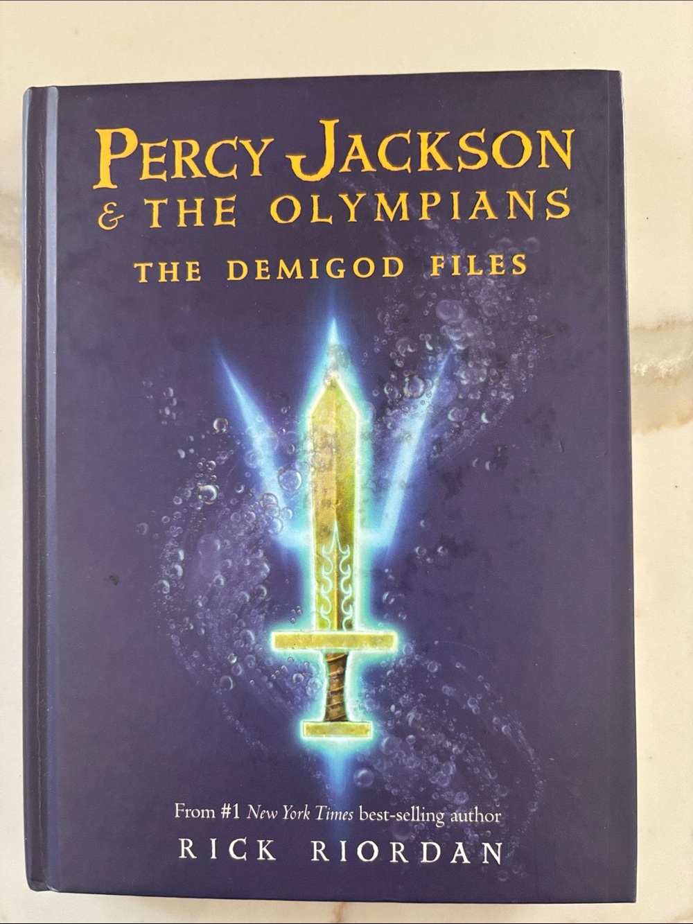 Percy Jackson & The Olympians: The Demigod Files - Blue Cover